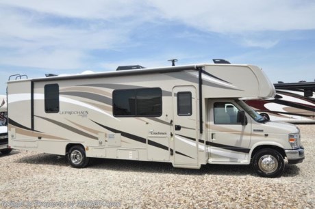 10-1-18 &lt;a href=&quot;http://www.mhsrv.com/coachmen-rv/&quot;&gt;&lt;img src=&quot;http://www.mhsrv.com/images/sold-coachmen.jpg&quot; width=&quot;383&quot; height=&quot;141&quot; border=&quot;0&quot;&gt;&lt;/a&gt;  MSRP $117,934. New 2019 Coachmen Leprechaun Model 311FS. This Luxury Class C RV measures approximately 31 feet 10 inches in length with unique features like a walk in closet, residential refrigerator, 1,000 watt inverter and even a space for the optional washer/dryer unit! It also features 2 slide out rooms, a Ford Triton V-10 engine and E-450 Super Duty chassis. This beautiful RV includes the Leprechaun Premier package as well as the Comfort &amp; Convenience package which features Azdel Composite Sidewall Construction, High-Gloss Color Infused Fiberglass Sidewalls, Molded Fiberglass Front Wrap w/ LED Accent Lights, Tinted Windows, Stainless Steel Wheel Inserts, Metal Running Boards, Solar Panel Connection Port, Power Patio Awning, LED Patio Light Strip, LED Exterior Tail &amp; Running Lights, 7,500lb. (E450) or 5,000lb. (Chevy 4500) Towing Hitch w/ 7-Way Plug, LED Interior Lighting, AM/FM/CD Touch Screen Dash Radio &amp; Back Up Camera w/ Bluetooth, Recessed 3 Burner Cooktop w/Glass Cover &amp; Oven, 1-Piece Countertops, Roller Bearing Drawer Glides, Upgraded Vinyl Flooring, Raised Panel (Upper Doors only) Hardwood Cabinet Doors &amp; Drawers, Single Child Tether at Forward Facing Dinette (ex 21 QB), Glass Shower Door, Even-Cool A/C Ducting System, 80&quot; Long Bed, Night Shades, Bed Area 110V CPAP Ready &amp; 12V/USB Charging Station, 50 Gallon Fresh Water Tank, Water Works Panel w/ Black Tank Flush, Jack Wing TV Antenna, Onan 4.0KW Generator, Roto-Cast Exterior Warehouse Storage Compartment, Coach TV, Air Assist Rear Suspension, Bedroom TV Pre-Wire, Travel Easy Roadside Assistance, Pop-Up Power Tower, Ext Shower, Upgraded Faucets &amp; Shower Head, Rear Trunk Light, In-Dash Navigation, Convection Microwave, Upgraded Serta Mattress(319), Upgraded Foldable Mattress (N/A 319), 6 Gal Gas Electric Water Heater, Black Heated Ext Mirrors with Remote, Carmel Gelcoat Running Boards, 2 Tone Seat Covers, Cab Over &amp; Bedroom Power Vent w/ Cover, Dual Aux Coach Battery, Slide Out Awning Toppers and more. Additional options on this unit include the Carmel painted cab, driver swivel seat, passenger swivel seat, cockpit folding table, washer/dryer combo, solid surface countertops, sideview cameras, 15K BTU A/C with heat pump, exterior windshield cover, heated holding tank pads, spare tire, Equalizer stabilizer jacks, molded fiberglass front cap with LED light strip, bedroom TV/DVD player and an exterior entertainment center. For more complete details on this unit and our entire inventory including brochures, window sticker, videos, photos, reviews &amp; testimonials as well as additional information about Motor Home Specialist and our manufacturers please visit us at MHSRV.com or call 800-335-6054. At Motor Home Specialist, we DO NOT charge any prep or orientation fees like you will find at other dealerships. All sale prices include a 200-point inspection, interior &amp; exterior wash, detail service and a fully automated high-pressure rain booth test and coach wash that is a standout service unlike that of any other in the industry. You will also receive a thorough coach orientation with an MHSRV technician, an RV Starter&#39;s kit, a night stay in our delivery park featuring landscaped and covered pads with full hook-ups and much more! Read Thousands upon Thousands of 5-Star Reviews at MHSRV.com and See What They Had to Say About Their Experience at Motor Home Specialist. WHY PAY MORE?... WHY SETTLE FOR LESS?