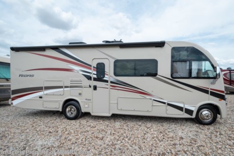   2/2/19 &lt;a href=&quot;http://www.mhsrv.com/thor-motor-coach/&quot;&gt;&lt;img src=&quot;http://www.mhsrv.com/images/sold-thor.jpg&quot; width=&quot;383&quot; height=&quot;141&quot; border=&quot;0&quot;&gt;&lt;/a&gt; 
MSRP $125,933. Thor Motor Coach has done it again with the world&#39;s first RUV! (Recreational Utility Vehicle) Check out the New 2019 Thor Motor Coach Vegas RUV Model 27.7 with two slide-out rooms. The Vegas combines Style, Function, Affordability &amp; Innovation like no other RV available in the industry today! It is powered by a Ford Triton V-10 engine and is approximately 28 feet 6 inches in length. Taking superior drivability even one step further, the Vegas will also feature something normally only found in a high-end luxury diesel pusher motor coach... an Independent Front Suspension system! With a style all its own the Vegas will provide superior handling and fuel economy and appeal to couples &amp; family RVers as well. You will also find a full size power drop down loft above the cockpit, electric stabilizing system, spacious living room and even pass-through exterior storage. Optional equipment includes the HD-Max colored sidewalls and holding tanks with heat pads. New features for 2019 include Multi-plex lighting &amp; system control, gas &amp; induction burner on the cooktop exterior TV on swivel bracket with soundbar, backup monitor with new integrated rear wall camera, 360 Siphon holding tank vent cap, black tank flush and many more. You will also be pleased to find a host of feature appointments that include tinted and frameless windows, euro-style cabinet doors with soft close hidden hinges, attic fan with vent cover, 15K BTU A/C, below counter convection microwave, stainless steel galley sink, LED accent lighting throughout, roller shades, armless awning, LED running lights, living room TV, LED ceiling lights, Onan generator, water heater, power and heated mirrors with integrated side-view cameras, back-up camera, 8,000 lb. trailer hitch, spacious cockpit design with unparalleled visibility as well as a fold out map/laptop table and an additional cab table that can easily be stored when traveling.  For more complete details on this unit and our entire inventory including brochures, window sticker, videos, photos, reviews &amp; testimonials as well as additional information about Motor Home Specialist and our manufacturers please visit us at MHSRV.com or call 800-335-6054. At Motor Home Specialist, we DO NOT charge any prep or orientation fees like you will find at other dealerships. All sale prices include a 200-point inspection, interior &amp; exterior wash, detail service and a fully automated high-pressure rain booth test and coach wash that is a standout service unlike that of any other in the industry. You will also receive a thorough coach orientation with an MHSRV technician, an RV Starter&#39;s kit, a night stay in our delivery park featuring landscaped and covered pads with full hook-ups and much more! Read Thousands upon Thousands of 5-Star Reviews at MHSRV.com and See What They Had to Say About Their Experience at Motor Home Specialist. WHY PAY MORE?... WHY SETTLE FOR LESS?
