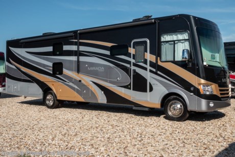 11/14/19 &lt;a href=&quot;http://www.mhsrv.com/coachmen-rv/&quot;&gt;&lt;img src=&quot;http://www.mhsrv.com/images/sold-coachmen.jpg&quot; width=&quot;383&quot; height=&quot;141&quot; border=&quot;0&quot;&gt;&lt;/a&gt;   MSRP $163,373. New 2019 Coachmen Mirada Model 35BH Bunk House. This RV measures approximately 36 feet 10 inches in length and features a bath &amp; 1/2, bunk beds that convert to wardrobe, hardwood cabinet doors and solid surface kitchen counter top. The 2019 Mirada has been upgraded with not only stunning exterior graphics &amp; full body paint but also updated interiors, new backsplashes, new interior solid surface countertop, solid surface dinette table and an upgraded 8,000 lb. hitch. Options include the beautiful full body paint exterior, Diamond Shield paint protection, power drop down bunk, stainless steel appliance package with oven &amp; microwave, LCD TV in the galley, dual pane windows, (2)15,000 BTU A/Cs with heat pump, exterior entertainment center and Travel Easy Roadside Assistance. A few standard features that help to set the Mirada apart include reclining/swivel pilot seats, solar privacy shades throughout, power windshield shade, flush mounted 3 burner range with oven, tile backsplash, glass door shower, Onan generator, automatic transfer switch for easy set-up, pass-thru storage, 3 camera monitoring system, automatic leveling jacks and much more. For more complete details on this unit and our entire inventory including brochures, window sticker, videos, photos, reviews &amp; testimonials as well as additional information about Motor Home Specialist and our manufacturers please visit us at MHSRV.com or call 800-335-6054. At Motor Home Specialist, we DO NOT charge any prep or orientation fees like you will find at other dealerships. All sale prices include a 200-point inspection, interior &amp; exterior wash, detail service and a fully automated high-pressure rain booth test and coach wash that is a standout service unlike that of any other in the industry. You will also receive a thorough coach orientation with an MHSRV technician, an RV Starter&#39;s kit, a night stay in our delivery park featuring landscaped and covered pads with full hook-ups and much more! Read Thousands upon Thousands of 5-Star Reviews at MHSRV.com and See What They Had to Say About Their Experience at Motor Home Specialist. WHY PAY MORE?... WHY SETTLE FOR LESS?