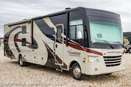 6-3-19 &lt;a href=&quot;http://www.mhsrv.com/coachmen-rv/&quot;&gt;&lt;img src=&quot;http://www.mhsrv.com/images/sold-coachmen.jpg&quot; width=&quot;383&quot; height=&quot;141&quot; border=&quot;0&quot;&gt;&lt;/a&gt;  MSRP $151,791. New 2019 Coachmen Mirada Model 35BH Bunk House. This RV measures approximately 36 feet 10 inches in length and features a bath &amp; 1/2, bunk beds that convert to wardrobe, hardwood cabinet doors and solid surface kitchen counter top. The 2019 Mirada has been upgraded with not only stunning exterior graphics &amp; full body paint but also updated interiors, new backsplashes, new interior solid surface countertop, solid surface dinette table and an upgraded 8,000 lb. hitch. Options include the beautiful partial paint exterior, power drop down bunk, stainless steel appliance package with oven &amp; microwave, LCD TV in the galley, (2)15,000 BTU A/Cs with heat pump, exterior entertainment center and Travel Easy Roadside Assistance. A few standard features that help to set the Mirada apart include reclining/swivel pilot seats, solar privacy shades throughout, power windshield shade, flush mounted 3 burner range with oven, tile backsplash, glass door shower, Onan generator, automatic transfer switch for easy set-up, pass-thru storage, 3 camera monitoring system, automatic leveling jacks and much more. For more complete details on this unit and our entire inventory including brochures, window sticker, videos, photos, reviews &amp; testimonials as well as additional information about Motor Home Specialist and our manufacturers please visit us at MHSRV.com or call 800-335-6054. At Motor Home Specialist, we DO NOT charge any prep or orientation fees like you will find at other dealerships. All sale prices include a 200-point inspection, interior &amp; exterior wash, detail service and a fully automated high-pressure rain booth test and coach wash that is a standout service unlike that of any other in the industry. You will also receive a thorough coach orientation with an MHSRV technician, an RV Starter&#39;s kit, a night stay in our delivery park featuring landscaped and covered pads with full hook-ups and much more! Read Thousands upon Thousands of 5-Star Reviews at MHSRV.com and See What They Had to Say About Their Experience at Motor Home Specialist. WHY PAY MORE?... WHY SETTLE FOR LESS?