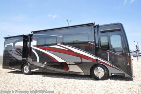 6-23-18 &lt;a href=&quot;http://www.mhsrv.com/thor-motor-coach/&quot;&gt;&lt;img src=&quot;http://www.mhsrv.com/images/sold-thor.jpg&quot; width=&quot;383&quot; height=&quot;141&quot; border=&quot;0&quot;&gt;&lt;/a&gt;  Used Thor Motor Coach RV for Sale- 2017 Thor Motor Coach Aria 3601 with 4 slides and 9,182 miles. This RV is approximately 36 feet 2 inches in length and features a 360HP Cummins engine, Freightliner raised rail chassis, exhaust brake, tilt/telescoping steering wheel, power privacy shades, power mirrors with heat, power step well cover, 8KW Onan diesel generator with AGS, power patio and door awning, slide-out room toppers, electric &amp; gas water heater, pass-thru storage with side swing baggage doors, full length slide-out cargo tray, aluminum wheels, clear front paint mask, LED running lights, black tank rinsing system, water filtration system, exterior shower, 10K lb. hitch, automatic hydraulic leveling system, 3 camera monitoring system, exterior entertainment center, inverter, tile floors, soft touch ceilings, multiplex lighting, booth converts to sleeper, dual pane windows, solar/black-out shades, power roof vent, fireplace, convection microwave, 2 burner electric flat top range, solid surface counter, sink covers, residential refrigerator, stack washer/dryer, glass door shower with seat, king size pillow top mattress, cab over loft, 4 flat panel TV&#39;s, 2 ducted A/Cs with heat pumps and much more. For additional information and photos please visit Motor Home Specialist at www.MHSRV.com or call 800-335-6054.