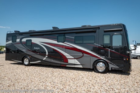 8-27-18 &lt;a href=&quot;http://www.mhsrv.com/thor-motor-coach/&quot;&gt;&lt;img src=&quot;http://www.mhsrv.com/images/sold-thor.jpg&quot; width=&quot;383&quot; height=&quot;141&quot; border=&quot;0&quot;&gt;&lt;/a&gt;  MSRP $311,025. The New 2019 Thor Motor Coach Aria Diesel Pusher Model 3901 bath &amp; &#189; is approximately 39 feet 11 inches in length and features (3) slide-out rooms, bath &amp; 1/2, king size Tilt-A-View inclining bed, large LED HDTV over the fireplace, stainless steel residential refrigerator, solid surface counter tops, stack washer/dryer and (2) ducted 15,000 BTU A/Cs with heat pumps. New features for 2019 include, a Multiplex control system with smartphone app, Winegard ConnecT 4G/Wi-Fi system, redesigned baggage doors, JBL Bluetooth soundbar for home theater, pop-up outlet/USB charger on the kitchen countertops, 360 Siphon Vent cap, metal adjustable shelving throughout and a cockpit TV when available. The Aria is powered by a Cummins 360HP diesel engine, Freightliner XC-R raised rail chassis, Allison automatic transmission Air-Ride suspension and features automatic leveling jacks with touch pad controls, touchscreen dash radio with GPS, polished tile floors and much more. For more complete details on this unit and our entire inventory including brochures, window sticker, videos, photos, reviews &amp; testimonials as well as additional information about Motor Home Specialist and our manufacturers please visit us at MHSRV.com or call 800-335-6054. At Motor Home Specialist, we DO NOT charge any prep or orientation fees like you will find at other dealerships. All sale prices include a 200-point inspection, interior &amp; exterior wash, detail service and a fully automated high-pressure rain booth test and coach wash that is a standout service unlike that of any other in the industry. You will also receive a thorough coach orientation with an MHSRV technician, an RV Starter&#39;s kit, a night stay in our delivery park featuring landscaped and covered pads with full hook-ups and much more! Read Thousands upon Thousands of 5-Star Reviews at MHSRV.com and See What They Had to Say About Their Experience at Motor Home Specialist. WHY PAY MORE?... WHY SETTLE FOR LESS?