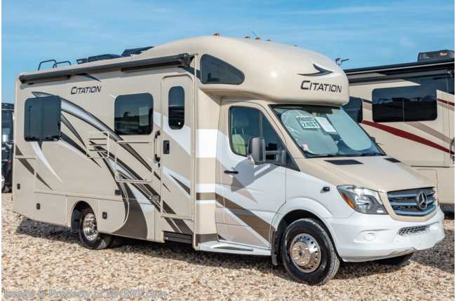 2019 Thor Motor Coach Citation Sprinter 24ST RV W/Theater Seats, Stabilizers, Side Cams
