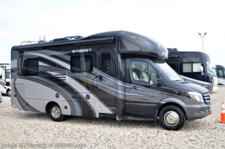 4-20-18 &lt;a href=&quot;http://www.mhsrv.com/thor-motor-coach/&quot;&gt;&lt;img src=&quot;http://www.mhsrv.com/images/sold-thor.jpg&quot; width=&quot;383&quot; height=&quot;141&quot; border=&quot;0&quot;&gt;&lt;/a&gt;  MSRP $140,792. New 2018 Thor Motor Coach Synergy Sprinter Diesel Model TT24 measures approximately 26 feet in length &amp; features a slide-out room, twin beds that convert to a king bed and a cab-over loft. New features for 2018 include leather steering wheel with audio buttons, armless awning with light bar, Firefly Integrations Multiplex wiring control system, lighted battery disconnect switch, new sofa designs, induction cooktop, kitchen countertop extension and exterior lights to all storage compartments. This amazing RV also features the optional Summit Package which includes a 100w solar panel, upgraded cockpit window shades, side view cameras, Mobile eye Lane Assist, sound system with subwoofer, Winegard Connect +4G, as well as a touch screen dash radio with Bluetooth, navigation and Sirius radio. Additional optional equipment includes the beautiful full body paint exterior, theater seats, attic fan, low profile A/C with heat pump, second auxiliary battery and electric stabilizing system. The new Synergy Sprinter features a bedroom TV, exterior TV, hitch, side-hinged slam compartment doors, exterior shower, back up monitor, deluxe heated remote exterior mirrors, swivel captain&#39;s chairs, keyless entry system, roller shades, full extension metal ball-bearing drawer guides, convection microwave, solid surface kitchen counter top &amp; much more. For more complete details on this unit and our entire inventory including brochures, window sticker, videos, photos, reviews &amp; testimonials as well as additional information about Motor Home Specialist and our manufacturers please visit us at MHSRV.com or call 800-335-6054. At Motor Home Specialist, we DO NOT charge any prep or orientation fees like you will find at other dealerships. All sale prices include a 200-point inspection, interior &amp; exterior wash, detail service and a fully automated high-pressure rain booth test and coach wash that is a standout service unlike that of any other in the industry. You will also receive a thorough coach orientation with an MHSRV technician, an RV Starter&#39;s kit, a night stay in our delivery park featuring landscaped and covered pads with full hook-ups and much more! Read Thousands upon Thousands of 5-Star Reviews at MHSRV.com and See What They Had to Say About Their Experience at Motor Home Specialist. WHY PAY MORE?... WHY SETTLE FOR LESS?