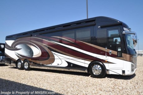 10-31-18 &lt;a href=&quot;http://www.mhsrv.com/american-coach-rv/&quot;&gt;&lt;img src=&quot;http://www.mhsrv.com/images/sold-americancoach.jpg&quot; width=&quot;383&quot; height=&quot;141&quot; border=&quot;0&quot;&gt;&lt;/a&gt;  MSRP $772,693. The 45C measures approximately 44 feet 11.5 inches in length and is highlighted by a full wall slide, spacious living, large rear bath, master suite as well as the beautiful decor that truly sets the American Coach Eagle apart. This amazing coach also features the Heritage Package up grade and it takes your American Eagle to the next level of luxury. This premium upgrade doubles your exterior graphic choices, complete with Heritage Edition emblem, 12” stainless steel trim and painted awning boxes, while presenting you with an elegant panoramic virtual galley window and two choices of ThermoCraft laminated foil cabinetry inside. Additional optional equipment includes the beautiful full body paint exterior, battery package upgrade, emergency exit door, FOIL cabinetry and 360 camera. Just a few of the additional highlights found in the American Coach Eagle include the Freightliner SLM Series Chassis, a 600 HP diesel engine, a one piece fiberglass roof, independent front suspension, adjustable pedals, ATC, driver&#39;s side power window, Aqua Hot heating system, (3) roof A/C units, Pure-Sine wave inverter, electric power cord reel, multi-plex switching, air and hydraulic leveling systems, diesel generator with power slide-out, auto generator start, air latch avionics entry door, state of the art dash design, surge guard and much more. For more complete details on this unit and our entire inventory including brochures, window sticker, videos, photos, reviews &amp; testimonials as well as additional information about Motor Home Specialist and our manufacturers please visit us at MHSRV.com or call 800-335-6054. At Motor Home Specialist, we DO NOT charge any prep or orientation fees like you will find at other dealerships. All sale prices include a 200-point inspection, interior &amp; exterior wash, detail service and a fully automated high-pressure rain booth test and coach wash that is a standout service unlike that of any other in the industry. You will also receive a thorough coach orientation with an MHSRV technician, an RV Starter&#39;s kit, a night stay in our delivery park featuring landscaped and covered pads with full hook-ups and much more! Read Thousands upon Thousands of 5-Star Reviews at MHSRV.com and See What They Had to Say About Their Experience at Motor Home Specialist. WHY PAY MORE?... WHY SETTLE FOR LESS?