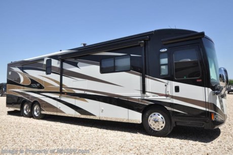 5-21-18 &lt;a href=&quot;http://www.mhsrv.com/winnebago-rvs/&quot;&gt;&lt;img src=&quot;http://www.mhsrv.com/images/sold-winnebago.jpg&quot; width=&quot;383&quot; height=&quot;141&quot; border=&quot;0&quot;&gt;&lt;/a&gt;  **Consignment** Used Winnebago RV for Sale- 2013 Winnebago Tour 42QD Bath &amp; 1/2 with 3 slides and 39,652 miles. This all-electric RV is approximately 42 feet 10 inches in length and features a 450HP Cummins engine, Freightliner chassis with IFS and tag axle, 2-stage engine brake, tilt/telescoping smart wheel, power privacy shades, power mirrors with heat, GPS, power pedals, power door locks, power step well cover, 10KW Onan diesel generator with AGS on a power slide, power patio and door awnings, window awnings, slide-out room toppers, Aqua Hot, 50 amp power cord reel, pass-thru storage with side swing baggage doors, exterior freezer, full length slide-out cargo tray, aluminum wheels, clear front paint mask, docking lights, black tank rinsing system, water filtration system, power water hose reel, exterior shower, gravel shield, automatic hydraulic leveling system, 3 camera monitoring system, exterior entertainment center, inverter, tile floors, soft touch ceilings, dual pane windows, solar/black-out shades, power roof vent, ceiling fan, decorative ceiling features, fireplace, pull out kitchen counter, convection microwave, 2 burner electric flat top range, central vacuum, dishwasher, solid surface counter, sink covers, residential refrigerator, stack washer/dryer, glass door shower with seat, king size bed, 3 flat panel TV&#39;s, 3 ducted A/Cs, 2 heat pumps and much more. For additional information and photos please visit Motor Home Specialist at www.MHSRV.com or call 800-335-6054.