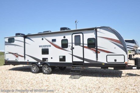 8/5/19 &lt;a href=&quot;http://www.mhsrv.com/travel-trailers/&quot;&gt;&lt;img src=&quot;http://www.mhsrv.com/images/sold-traveltrailer.jpg&quot; width=&quot;383&quot; height=&quot;141&quot; border=&quot;0&quot;&gt;&lt;/a&gt;  MSRP $40,886. The 2019 Heartland Wilderness travel trailer model 3185QB features a slide-out, double loft bunks and an exterior kitchen area. Optional equipment includes the Elite package, 2nd A/C, power tongue jacks, power stabilizers, flip up storage tray, two toned front cap, flat screen TV, central vacuum and an upgraded A/C. This travel trailer also features the Wilderness Lightweight package which includes ducted A/C with crowned roof, laminated sidewalls, deep bowl kitchen sink, double door refrigerator, skylight, tinted safety windows, stabilizer jacks, leaf spring suspension, awning, power vent in bathroom, gas/electric water heater, indoor &amp; outdoor speakers, steel ball bearing drawer guides, Wide Trax axle system, enclosed underbelly, black tank flush and much more. For more complete details on this unit and our entire inventory including brochures, window sticker, videos, photos, reviews &amp; testimonials as well as additional information about Motor Home Specialist and our manufacturers please visit us at MHSRV.com or call 800-335-6054. At Motor Home Specialist, we DO NOT charge any prep or orientation fees like you will find at other dealerships. All sale prices include a 200-point inspection and interior &amp; exterior wash and detail service. You will also receive a thorough RV orientation with an MHSRV technician, an RV Starter&#39;s kit, a night stay in our delivery park featuring landscaped and covered pads with full hook-ups and much more! Read Thousands upon Thousands of 5-Star Reviews at MHSRV.com and See What They Had to Say About Their Experience at Motor Home Specialist. WHY PAY MORE?... WHY SETTLE FOR LESS?