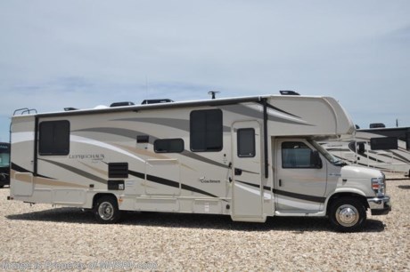 10-22-18 &lt;a href=&quot;http://www.mhsrv.com/coachmen-rv/&quot;&gt;&lt;img src=&quot;http://www.mhsrv.com/images/sold-coachmen.jpg&quot; width=&quot;383&quot; height=&quot;141&quot; border=&quot;0&quot;&gt;&lt;/a&gt;  MSRP $117,868. New 2019 Coachmen Leprechaun Model 319MB. This Luxury Class C RV measures approximately 32 feet 11 inches in length and is powered by a Ford Triton V-10 engine and E-450 Super Duty chassis. This beautiful RV includes the Leprechaun Premier package as well as the Comfort &amp; Convenience package which features Azdel Composite Sidewall Construction, High-Gloss Color Infused Fiberglass Sidewalls, Molded Fiberglass Front Wrap w/ LED Accent Lights, Tinted Windows, Stainless Steel Wheel Inserts, Metal Running Boards, Solar Panel Connection Port, Power Patio Awning, LED Patio Light Strip, LED Exterior Tail &amp; Running Lights, 7,500lb. (E450) or 5,000lb. (Chevy 4500) Towing Hitch w/ 7-Way Plug, LED Interior Lighting, AM/FM/CD Touch Screen Dash Radio &amp; Back Up Camera w/ Bluetooth, Recessed 3 Burner Cooktop w/Glass Cover &amp; Oven, 1-Piece Countertops, Roller Bearing Drawer Glides, Upgraded Vinyl Flooring, Raised Panel (Upper Doors only) Hardwood Cabinet Doors &amp; Drawers, Single Child Tether at Forward Facing Dinette (ex 21 QB), Glass Shower Door, Even-Cool A/C Ducting System, 80&quot; Long Bed, Night Shades, Bed Area 110V CPAP Ready &amp; 12V/USB Charging Station, 50 Gallon Fresh Water Tank, Water Works Panel w/ Black Tank Flush, Jack Wing TV Antenna, Onan 4.0KW Generator, Roto-Cast Exterior Warehouse Storage Compartment, Coach TV, Air Assist Rear Suspension, Bedroom TV Pre-Wire, Travel Easy Roadside Assistance, Pop-Up Power Tower, Ext Shower, Upgraded Faucets &amp; Shower Head, Rear Trunk Light, In-Dash Navigation, Convection Microwave, Upgraded Serta Mattress(319), Upgraded Foldable Mattress (N/A 319), 6 Gal Gas Electric Water Heater, Black Heated Ext Mirrors with Remote, Carmel Gelcoat Running Boards, 2 Tone Seat Covers, Cab Over &amp; Bedroom Power Vent w/ Cover, Dual Aux Coach Battery, Slide Out Awning Toppers and more. Additional options include the caramel painted cab, driver and passenger swivel seats, electric fireplace, solid surface counter tops with stainless steel sink and faucet, exterior camp kitchen, sideview cameras, upgraded A/C with heat pump, exterior windshield cover, heated holding tank pads, spare tire, hydraulic leveling jacks, molded fiberglass front cap with LED strip lights, bedroom TV and DVD player and exterior entertainment center. For more complete details on this unit and our entire inventory including brochures, window sticker, videos, photos, reviews &amp; testimonials as well as additional information about Motor Home Specialist and our manufacturers please visit us at MHSRV.com or call 800-335-6054. At Motor Home Specialist, we DO NOT charge any prep or orientation fees like you will find at other dealerships. All sale prices include a 200-point inspection, interior &amp; exterior wash, detail service and a fully automated high-pressure rain booth test and coach wash that is a standout service unlike that of any other in the industry. You will also receive a thorough coach orientation with an MHSRV technician, an RV Starter&#39;s kit, a night stay in our delivery park featuring landscaped and covered pads with full hook-ups and much more! Read Thousands upon Thousands of 5-Star Reviews at MHSRV.com and See What They Had to Say About Their Experience at Motor Home Specialist. WHY PAY MORE?... WHY SETTLE FOR LESS?