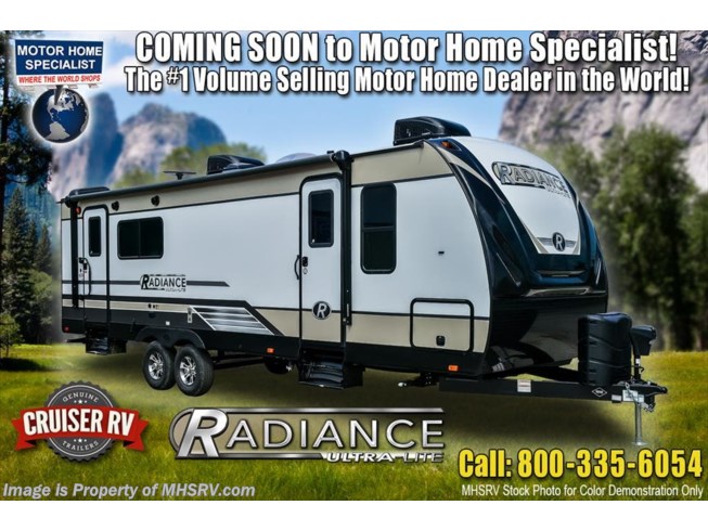 New 2019 Cruiser RV Radiance Ultra-Lite 25RK W/ 2 A/Cs, King, Pwr Stabilizers available in Alvarado, Texas
