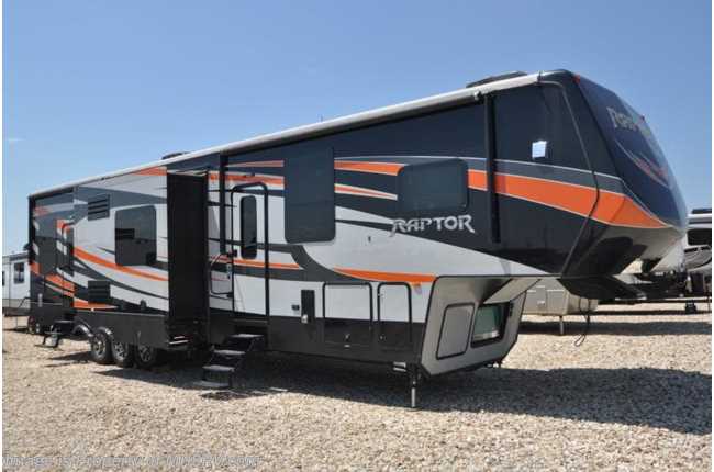 2016 Keystone Raptor 425TS Bath & 1/2 Toy Hauler W/ Gen, King, OH Loft