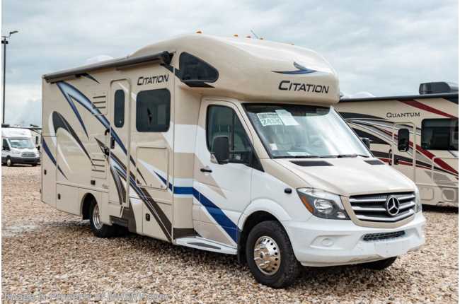 2019 Thor Motor Coach Citation Sprinter 24SK W/Dsl Gen, Theater Seats &amp; Stabilizers