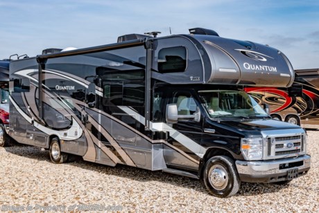 6-3-19 &lt;a href=&quot;http://www.mhsrv.com/thor-motor-coach/&quot;&gt;&lt;img src=&quot;http://www.mhsrv.com/images/sold-thor.jpg&quot; width=&quot;383&quot; height=&quot;141&quot; border=&quot;0&quot;&gt;&lt;/a&gt;      MSRP $142,390.  New 2019 Thor Motor Coach Quantum LF31 Bunk Model Class C RV is approximately 32 feet 6 inches in length with a driver’s side full-wall slide, Ford E-450 chassis and a Ford Triton V-10 engine. New features for 2019 include new style cabinet doors and hardware, new style fascia, bedroom USB charging station and 12V outlet for CPAP machine, power bath vent with wall switch, robe hooks inside bath, updated interior decor options, update exterior colors, solar panel ready with solar charge controller, 360 siphon RV holding tank vent cap, 1&quot; fresh water tank drain and much more. Options include the Platinum &amp; Diamond packages which features roller shades, solid surface kitchen countertop, exterior shower, backup camera with monitor, upgraded wheel liners, black frameless windows, convection stainless steel microwave, residential refrigerator, 1,800 watt house inverter, automatic generator start and the Rapid Camp remote system. Additional options include the beautiful full-body paint exterior, child safety tether, (2) 11,000 BTU A/Cs, attic fan, cab over child safety net, power driver&#39;s seat and a cockpit carpet mat. The Quantum Class C RV has an incredible list of standard features including beautiful hardwood cabinets, a cabover loft with skylight (N/A with cabover entertainment center), dash applique, power windows and locks, power patio awning with integrated LED lighting, roof ladder, in-dash media center, Onan generator, cab A/C, battery disconnect switch and much more. For more complete details on this unit and our entire inventory including brochures, window sticker, videos, photos, reviews &amp; testimonials as well as additional information about Motor Home Specialist and our manufacturers please visit us at MHSRV.com or call 800-335-6054. At Motor Home Specialist, we DO NOT charge any prep or orientation fees like you will find at other dealerships. All sale prices include a 200-point inspection, interior &amp; exterior wash, detail service and a fully automated high-pressure rain booth test and coach wash that is a standout service unlike that of any other in the industry. You will also receive a thorough coach orientation with an MHSRV technician, an RV Starter&#39;s kit, a night stay in our delivery park featuring landscaped and covered pads with full hook-ups and much more! Read Thousands upon Thousands of 5-Star Reviews at MHSRV.com and See What They Had to Say About Their Experience at Motor Home Specialist. WHY PAY MORE?... WHY SETTLE FOR LESS?