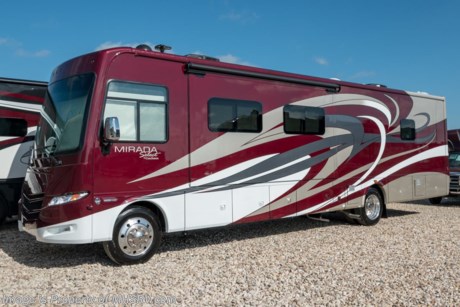 8-27-18 &lt;a href=&quot;http://www.mhsrv.com/coachmen-rv/&quot;&gt;&lt;img src=&quot;http://www.mhsrv.com/images/sold-coachmen.jpg&quot; width=&quot;383&quot; height=&quot;141&quot; border=&quot;0&quot;&gt;&lt;/a&gt;  MSRP $192,316. The New 2019 Coachmen Mirada Select 37TB 2 Full Baths RV with 2 slides, residential fridge, 8K hitch and fireplace. This beautiful RV features the Stainless Appliance Package which features a stainless residential refrigerator, stainless range and oven. Additional options include theater seats, the beautiful full body paint exterior with Diamond Shield paint protection, (2) 15,000 BTU A/Cs, salon drop down bunk, washer/dryer stack, in-motion satellite and Travel Easy Roadside Assistance. The Mirada Select boasts an impressive list of standard features that further set it apart including a 6-way power driver&#39;s seat, solar privacy shades throughout, self closing ball bearing drawer guides throughout, solid surface galley countertop, stainless steel double bowl kitchen sink, glass tile backsplash, whole coach water filtration system, LED interior ceiling lighting and much more. For more complete details on this unit and our entire inventory including brochures, window sticker, videos, photos, reviews &amp; testimonials as well as additional information about Motor Home Specialist and our manufacturers please visit us at MHSRV.com or call 800-335-6054. At Motor Home Specialist, we DO NOT charge any prep or orientation fees like you will find at other dealerships. All sale prices include a 200-point inspection, interior &amp; exterior wash, detail service and a fully automated high-pressure rain booth test and coach wash that is a standout service unlike that of any other in the industry. You will also receive a thorough coach orientation with an MHSRV technician, an RV Starter&#39;s kit, a night stay in our delivery park featuring landscaped and covered pads with full hook-ups and much more! Read Thousands upon Thousands of 5-Star Reviews at MHSRV.com and See What They Had to Say About Their Experience at Motor Home Specialist. WHY PAY MORE?... WHY SETTLE FOR LESS?