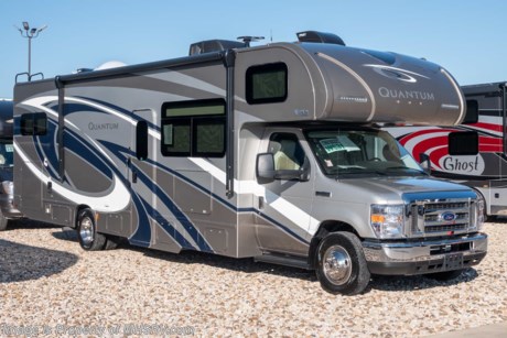 12-10-18 &lt;a href=&quot;http://www.mhsrv.com/thor-motor-coach/&quot;&gt;&lt;img src=&quot;http://www.mhsrv.com/images/sold-thor.jpg&quot; width=&quot;383&quot; height=&quot;141&quot; border=&quot;0&quot;&gt;&lt;/a&gt;     MSRP $140,177.  New 2019 Thor Motor Coach Quantum Class C RV Model WS31 is approximately 32 feet 2 inches in length with a driver’s side full-wall slide, Ford E-450 chassis and a Ford Triton V-10 engine. New features for 2019 include new style cabinet doors and hardware, new style fascia, bedroom USB charging station and 12V outlet for CPAP machine, power bath vent with wall switch, robe hooks inside bath, updated interior decor options, update exterior colors, solar panel ready with solar charge controller, 360 siphon RV holding tank vent cap, 1&quot; fresh water tank drain and much more. Options include the Platinum &amp; Diamond packages which features roller shades, solid surface kitchen countertop, exterior shower, backup camera with monitor, upgraded wheel liners, black frameless windows, convection stainless steel microwave, residential refrigerator, 1,800 watt house inverter, automatic generator start and the Rapid Camp remote system. Additional options include the beautiful full body paint exterior, single child safety tether, attic fan, cab over safety net, power driver&#39;s seat and cockpit carpet mat. The Quantum Class C RV has an incredible list of standard features including beautiful hardwood cabinets, a cabover loft with skylight (N/A with cabover entertainment center), dash applique, power windows and locks, power patio awning with integrated LED lighting, roof ladder, in-dash media center, Onan generator, cab A/C, battery disconnect switch and much more. For more complete details on this unit and our entire inventory including brochures, window sticker, videos, photos, reviews &amp; testimonials as well as additional information about Motor Home Specialist and our manufacturers please visit us at MHSRV.com or call 800-335-6054. At Motor Home Specialist, we DO NOT charge any prep or orientation fees like you will find at other dealerships. All sale prices include a 200-point inspection, interior &amp; exterior wash, detail service and a fully automated high-pressure rain booth test and coach wash that is a standout service unlike that of any other in the industry. You will also receive a thorough coach orientation with an MHSRV technician, an RV Starter&#39;s kit, a night stay in our delivery park featuring landscaped and covered pads with full hook-ups and much more! Read Thousands upon Thousands of 5-Star Reviews at MHSRV.com and See What They Had to Say About Their Experience at Motor Home Specialist. WHY PAY MORE?... WHY SETTLE FOR LESS?