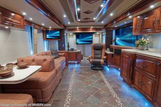 2013 Prevost &quot;The Santa Fe&quot; H3-45 Luxury Motorcoach For Sale Floorplan