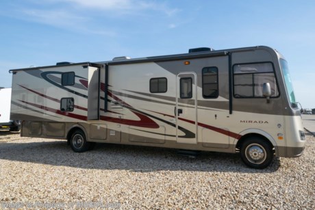 8-6-18 &lt;a href=&quot;http://www.mhsrv.com/coachmen-rv/&quot;&gt;&lt;img src=&quot;http://www.mhsrv.com/images/sold-coachmen.jpg&quot; width=&quot;383&quot; height=&quot;141&quot; border=&quot;0&quot;&gt;&lt;/a&gt;  Used Coachmen RV for Sale- 2012 Coachmen Mirada 34BH Bunk Model with 2 slides and 36,639 miles. This RV is approximately 34 feet 8 inches in length and features a Ford V10 engine, Ford chassis, power mirrors with heat, 5.5KW Onan generator, power patio awning, slide-out room toppers, water heater, pass-thru storage, wheel simulators, clear front paint mask, black tank rinsing system, water filtration system, tank heater, exterior shower, 5K lb. hitch, automatic hydraulic leveling system, 3 camera monitoring system, booth converts to sleeper, night shades, microwave, 3 burner range with oven, solid surface counter, sink covers, glass door shower, 2 flat panel TVs, 2 ducted A/Cs and much more. For additional information and photos please visit Motor Home Specialist at www.MHSRV.com or call 800-335-6054.