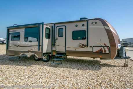 7-30-18 &lt;a href=&quot;http://www.mhsrv.com/travel-trailers/&quot;&gt;&lt;img src=&quot;http://www.mhsrv.com/images/sold-traveltrailer.jpg&quot; width=&quot;383&quot; height=&quot;141&quot; border=&quot;0&quot;&gt;&lt;/a&gt;  Used Heartland RV for Sale- 2014 Heartland Sundance 288RLS with 3 slides. This RV is approximately 29 feet 4 inches in length and features 2 power patio awnings, electric &amp; gas water heater, pass-thru storage, aluminum wheels, black tank rinsing system, exterior shower, exterior speakers, night shades, fireplace, kitchen island, microwave, 3 burner range with oven, solid surface counter, sink covers, glass door shower, flat panel TV, 2 ducted A/Cs and much more. For additional information and photos please visit Motor Home Specialist at www.MHSRV.com or call 800-335-6054.