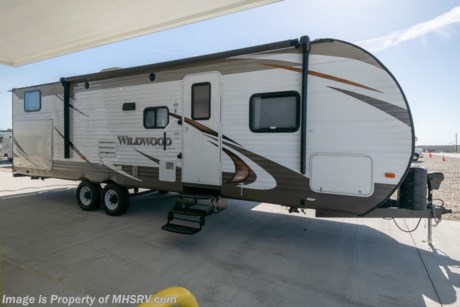 7-30-18 &lt;a href=&quot;http://www.mhsrv.com/travel-trailers/&quot;&gt;&lt;img src=&quot;http://www.mhsrv.com/images/sold-traveltrailer.jpg&quot; width=&quot;383&quot; height=&quot;141&quot; border=&quot;0&quot;&gt;&lt;/a&gt;  Used Forest River RV for Sale- 2016 Forest River Wildwood 30KQBSS Bunk Model with 1 slide. This RV is approximately 31 feet in length and features a power patio awning, electric &amp; gas water heater, pass-thru storage, exterior grill, exterior speakers, booth converts to sleeper, night shades, microwave, 3 burner range with oven, flat panel TV, ducted A/C, exterior kitchen with sink and mini fridge, and much more. For additional information and photos please visit Motor Home Specialist at www.MHSRV.com or call 800-335-6054.