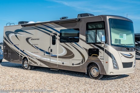 2-26-19 &lt;a href=&quot;http://www.mhsrv.com/thor-motor-coach/&quot;&gt;&lt;img src=&quot;http://www.mhsrv.com/images/sold-thor.jpg&quot; width=&quot;383&quot; height=&quot;141&quot; border=&quot;0&quot;&gt;&lt;/a&gt;  MSRP $153,991. New 2019 Thor Motor Coach Windsport 34J Bunk Model is approximately 35 feet 7 inches in length with a full-wall slide, king size bed, exterior TV, Ford Triton V-10 engine and automatic leveling jacks. Some of the many new features coming to the 2019 Windsport include not only exterior &amp; interior styling updates but also the Firefly Multiplex wiring control system, 10” touchscreen radio &amp; monitor, Wi-Fi extender, stainless steel galley sink, a 360 Siphon Vent, soundbar in the exterior entertainment center and much more. This unit features the optional partial paint exterior and child safety tether. The Thor Motor Coach Windsport RV also features a tinted one piece windshield, heated and enclosed underbelly, black tank flush, LED ceiling lighting, bedroom TV, LED running and marker lights, power driver&#39;s seat, power overhead loft, raised bathroom vanity, frameless windows, power patio awning with LED lighting, night shades, flush covered glass stovetop, kitchen backsplash, refrigerator, microwave and much more. For more complete details on this unit and our entire inventory including brochures, window sticker, videos, photos, reviews &amp; testimonials as well as additional information about Motor Home Specialist and our manufacturers please visit us at MHSRV.com or call 800-335-6054. At Motor Home Specialist, we DO NOT charge any prep or orientation fees like you will find at other dealerships. All sale prices include a 200-point inspection, interior &amp; exterior wash, detail service and a fully automated high-pressure rain booth test and coach wash that is a standout service unlike that of any other in the industry. You will also receive a thorough coach orientation with an MHSRV technician, an RV Starter&#39;s kit, a night stay in our delivery park featuring landscaped and covered pads with full hook-ups and much more! Read Thousands upon Thousands of 5-Star Reviews at MHSRV.com and See What They Had to Say About Their Experience at Motor Home Specialist. WHY PAY MORE?... WHY SETTLE FOR LESS?