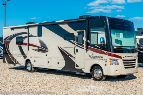 10-22-18 &lt;a href=&quot;http://www.mhsrv.com/coachmen-rv/&quot;&gt;&lt;img src=&quot;http://www.mhsrv.com/images/sold-coachmen.jpg&quot; width=&quot;383&quot; height=&quot;141&quot; border=&quot;0&quot;&gt;&lt;/a&gt;  MSRP $148,928. New 2019 Coachmen Mirada Model 35LS Bath &amp; 1/2 RV for sale at Motor Home Specialist; the #1 Volume Selling Motor Home Dealership in the World. This RV measures approximately 36 feet 10 inches in length and features a large living area, fireplace, L-shaped sofa, hardwood cabinet doors and solid surface kitchen counter top. The 2019 Mirada has been upgraded with not only stunning exterior graphics &amp; full body paint but also updated interiors, new backsplashes, new interior solid surface countertop, solid surface dinette table and an upgraded 8,000 lb. hitch. Options include the beautiful partial paint exterior, power drop down bunk, stainless steel appliance package with oven &amp; microwave, (2)15,000 BTU A/Cs with heat pump, exterior entertainment center and Travel Easy Roadside Assistance. A few standard features that help to set the Mirada apart include reclining/swivel pilot seats, solar privacy shades throughout, power windshield shade, flush mounted 3 burner range with oven, tile backsplash, glass door shower, Onan generator, automatic transfer switch for easy set-up, pass-thru storage, 3 camera monitoring system, automatic leveling jacks and much more. For more complete details on this unit and our entire inventory including brochures, window sticker, videos, photos, reviews &amp; testimonials as well as additional information about Motor Home Specialist and our manufacturers please visit us at MHSRV.com or call 800-335-6054. At Motor Home Specialist, we DO NOT charge any prep or orientation fees like you will find at other dealerships. All sale prices include a 200-point inspection, interior &amp; exterior wash, detail service and a fully automated high-pressure rain booth test and coach wash that is a standout service unlike that of any other in the industry. You will also receive a thorough coach orientation with an MHSRV technician, an RV Starter&#39;s kit, a night stay in our delivery park featuring landscaped and covered pads with full hook-ups and much more! Read Thousands upon Thousands of 5-Star Reviews at MHSRV.com and See What They Had to Say About Their Experience at Motor Home Specialist. WHY PAY MORE?... WHY SETTLE FOR LESS?
