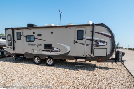 9/18/18 &lt;a href=&quot;http://www.mhsrv.com/travel-trailers/&quot;&gt;&lt;img src=&quot;http://www.mhsrv.com/images/sold-traveltrailer.jpg&quot; width=&quot;383&quot; height=&quot;141&quot; border=&quot;0&quot;&gt;&lt;/a&gt; Used Wildwood RV for Sale- 2015 Forest River Heritage Glen Lite 263RL Bath &amp; &#189; with 1 slide. This RV is approximately 27 feet in length and features aluminum wheels, 1 roof A/C, electric &amp; gas water heater, power patio awning, LED running lights, black tank rinsing system, water filtration system, exterior radio, solid surface kitchen counter with sink covers, 3 burner range, microwave, glass door shower, recliners, 2 flat panel TVs and much more. For additional information and photos please visit Motor Home Specialist at www.MHSRV.com or call 800-335-6054.