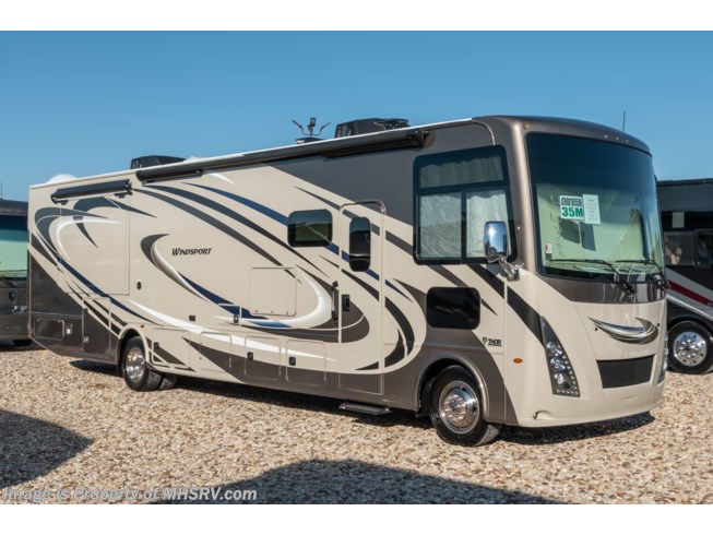 New 2019 Thor Motor Coach Windsport 35M Bath & 1/2 Class A RV for Sale W/ King available in Alvarado, Texas