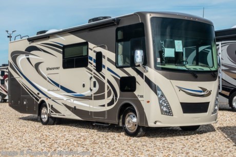 6-3-19 &lt;a href=&quot;http://www.mhsrv.com/thor-motor-coach/&quot;&gt;&lt;img src=&quot;http://www.mhsrv.com/images/sold-thor.jpg&quot; width=&quot;383&quot; height=&quot;141&quot; border=&quot;0&quot;&gt;&lt;/a&gt;   MSRP $143,079. New 2019 Thor Motor Coach Windsport 29M is approximately 30 feet 8 inches in length with a full-wall slide, king size bed, exterior TV, Ford Triton V-10 engine and automatic leveling jacks. Some of the many new features coming to the 2019 Windsport include not only exterior &amp; interior styling updates but also the Firefly Multiplex wiring control system, 10” touchscreen radio &amp; monitor, Wi-Fi extender, stainless steel galley sink, a 360 Siphon Vent, soundbar in the exterior entertainment center and much more. This unit features the optional partial paint exterior, 5.5KW generator with 50amp service, second A/C and child safety tether. The Thor Motor Coach Windsport RV also features a tinted one piece windshield, heated and enclosed underbelly, black tank flush, LED ceiling lighting, bedroom TV, LED running and marker lights, power driver&#39;s seat, power overhead loft, raised bathroom vanity, frameless windows, power patio awning with LED lighting, night shades, flush covered glass stovetop, kitchen backsplash, refrigerator, microwave and much more. For more complete details on this unit and our entire inventory including brochures, window sticker, videos, photos, reviews &amp; testimonials as well as additional information about Motor Home Specialist and our manufacturers please visit us at MHSRV.com or call 800-335-6054. At Motor Home Specialist, we DO NOT charge any prep or orientation fees like you will find at other dealerships. All sale prices include a 200-point inspection, interior &amp; exterior wash, detail service and a fully automated high-pressure rain booth test and coach wash that is a standout service unlike that of any other in the industry. You will also receive a thorough coach orientation with an MHSRV technician, an RV Starter&#39;s kit, a night stay in our delivery park featuring landscaped and covered pads with full hook-ups and much more! Read Thousands upon Thousands of 5-Star Reviews at MHSRV.com and See What They Had to Say About Their Experience at Motor Home Specialist. WHY PAY MORE?... WHY SETTLE FOR LESS?