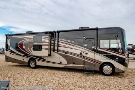 9/18/18 &lt;a href=&quot;http://www.mhsrv.com/thor-motor-coach/&quot;&gt;&lt;img src=&quot;http://www.mhsrv.com/images/sold-thor.jpg&quot; width=&quot;383&quot; height=&quot;141&quot; border=&quot;0&quot;&gt;&lt;/a&gt; Used Thor Motor Coach RV for Sale- 2015 Thor Motor Coach Challenger 37TB Bath &amp; &#189; Bunk Model with 3 slides and 16,725 miles. This RV is approximately 37 feet in length and features a Ford 6.8L engine, Ford chassis, automatic hydraulic leveling system, aluminum wheels, 3 camera monitoring system, 2 ducted A/Cs, Onan gas generator, power visor, GPS, electric &amp; gas water heater, power patio awning, pass-thru storage with side swing baggage doors, LED running lights, black tank rinsing system, water filtration system, exterior shower, exterior entertainment center, inverter, dual pane windows, power vent, booth converts to sleeper, fireplace, solar/black-out shades, solid surface kitchen counter top with sink covers, 3 burner range with oven, convection microwave, residential refrigerator, glass door shower, 2 bunk monitors, 3 flat panel TVs and much more. For additional information and photos please visit Motor Home Specialist at www.MHSRV.com or call 800-335-6054.
