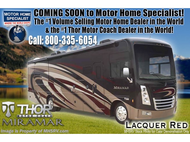 New 2019 Thor Motor Coach Miramar 35.2 RV for Sale W/ King, FBP, Theater Seats available in Alvarado, Texas