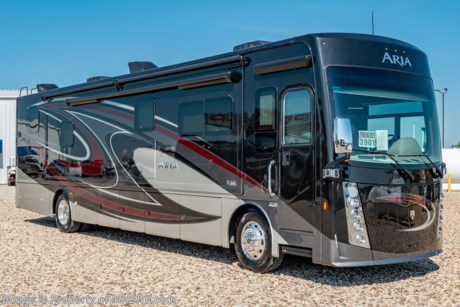 11/14/19 &lt;a href=&quot;http://www.mhsrv.com/thor-motor-coach/&quot;&gt;&lt;img src=&quot;http://www.mhsrv.com/images/sold-thor.jpg&quot; width=&quot;383&quot; height=&quot;141&quot; border=&quot;0&quot;&gt;&lt;/a&gt;   MSRP $321,300. The New 2020 Thor Motor Coach Aria Diesel Pusher Model 3901 bath &amp; &#189; is approximately 39 feet 11 inches in length and features (3) slide-out rooms, bath &amp; 1/2, king size Tilt-A-View inclining bed, large LED HDTV over the fireplace, stainless steel residential refrigerator, solid surface counter tops, stack washer/dryer and (2) ducted 15,000 BTU A/Cs with heat pumps. The Aria is powered by a Cummins 360HP diesel engine, Freightliner XC-R raised rail chassis, Allison automatic transmission Air-Ride suspension and features automatic leveling jacks with touch pad controls, touchscreen dash radio with GPS, polished tile floors and much more. For more complete details on this unit and our entire inventory including brochures, window sticker, videos, photos, reviews &amp; testimonials as well as additional information about Motor Home Specialist and our manufacturers please visit us at MHSRV.com or call 800-335-6054. At Motor Home Specialist, we DO NOT charge any prep or orientation fees like you will find at other dealerships. All sale prices include a 200-point inspection, interior &amp; exterior wash, detail service and a fully automated high-pressure rain booth test and coach wash that is a standout service unlike that of any other in the industry. You will also receive a thorough coach orientation with an MHSRV technician, an RV Starter&#39;s kit, a night stay in our delivery park featuring landscaped and covered pads with full hook-ups and much more! Read Thousands upon Thousands of 5-Star Reviews at MHSRV.com and See What They Had to Say About Their Experience at Motor Home Specialist. WHY PAY MORE?... WHY SETTLE FOR LESS?