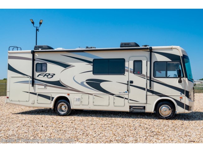 Used 2017 Forest River FR3 29DS Class A RV for Sale W/ Ext TV, 2 A/C available in Alvarado, Texas