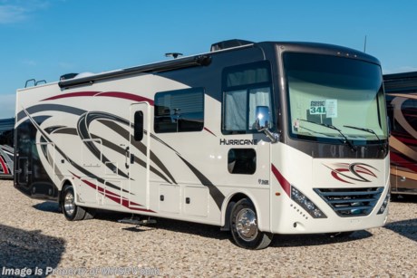 11/15/19&lt;a href=&quot;http://www.mhsrv.com/thor-motor-coach/&quot;&gt;&lt;img src=&quot;http://www.mhsrv.com/images/sold-thor.jpg&quot; width=&quot;383&quot; height=&quot;141&quot; border=&quot;0&quot;&gt;&lt;/a&gt;    MSRP $153,991. New 2019 Thor Motor Coach Hurricane 34J Bunk Model is approximately 35 feet 7 inches in length with a full-wall slide, king size bed, exterior TV, Ford Triton V-10 engine and automatic leveling jacks. Some of the many new features coming to the 2019 Hurricane include not only exterior &amp; interior styling updates but also the Firefly Multiplex wiring control system, 10” touchscreen radio &amp; monitor, Wi-Fi extender, stainless steel galley sink, a 360 Siphon Vent, soundbar in the exterior entertainment center and much more. This unit features the optional partial paint exterior and child safety tether. The Thor Motor Coach Hurricane RV also features a tinted one piece windshield, heated and enclosed underbelly, black tank flush, LED ceiling lighting, bedroom TV, LED running and marker lights, power driver&#39;s seat, power overhead loft, raised bathroom vanity, frameless windows, power patio awning with LED lighting, night shades, flush covered glass stovetop, kitchen backsplash, refrigerator, microwave and much more. For more complete details on this unit and our entire inventory including brochures, window sticker, videos, photos, reviews &amp; testimonials as well as additional information about Motor Home Specialist and our manufacturers please visit us at MHSRV.com or call 800-335-6054. At Motor Home Specialist, we DO NOT charge any prep or orientation fees like you will find at other dealerships. All sale prices include a 200-point inspection, interior &amp; exterior wash, detail service and a fully automated high-pressure rain booth test and coach wash that is a standout service unlike that of any other in the industry. You will also receive a thorough coach orientation with an MHSRV technician, an RV Starter&#39;s kit, a night stay in our delivery park featuring landscaped and covered pads with full hook-ups and much more! Read Thousands upon Thousands of 5-Star Reviews at MHSRV.com and See What They Had to Say About Their Experience at Motor Home Specialist. WHY PAY MORE?... WHY SETTLE FOR LESS?