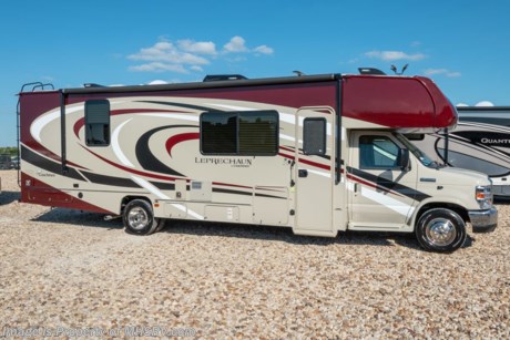6-3-19 &lt;a href=&quot;http://www.mhsrv.com/coachmen-rv/&quot;&gt;&lt;img src=&quot;http://www.mhsrv.com/images/sold-coachmen.jpg&quot; width=&quot;383&quot; height=&quot;141&quot; border=&quot;0&quot;&gt;&lt;/a&gt;   MSRP $121,737. New 2019 Coachmen Leprechaun Model 311FS. This Luxury Class C RV measures approximately 31 feet 10 inches in length with unique features like a walk in closet, residential refrigerator, 1,000 watt inverter and even a space for the optional washer/dryer unit! It also features 2 slide out rooms, a Ford Triton V-10 engine and E-450 Super Duty chassis. This beautiful RV includes the Leprechaun Premier package as well as the Comfort &amp; Convenience package which features Azdel Composite Sidewall Construction, High-Gloss Color Infused Fiberglass Sidewalls, Molded Fiberglass Front Wrap w/ LED Accent Lights, Tinted Windows, Stainless Steel Wheel Inserts, Metal Running Boards, Solar Panel Connection Port, Power Patio Awning, LED Patio Light Strip, LED Exterior Tail &amp; Running Lights, 7,500lb. (E450) or 5,000lb. (Chevy 4500) Towing Hitch w/ 7-Way Plug, LED Interior Lighting, AM/FM/CD Touch Screen Dash Radio &amp; Back Up Camera w/ Bluetooth, Recessed 3 Burner Cooktop w/Glass Cover &amp; Oven, 1-Piece Countertops, Roller Bearing Drawer Glides, Upgraded Vinyl Flooring, Raised Panel (Upper Doors only) Hardwood Cabinet Doors &amp; Drawers, Single Child Tether at Forward Facing Dinette (ex 21 QB), Glass Shower Door, Even-Cool A/C Ducting System, 80&quot; Long Bed, Night Shades, Bed Area 110V CPAP Ready &amp; 12V/USB Charging Station, 50 Gallon Fresh Water Tank, Water Works Panel w/ Black Tank Flush, Jack Wing TV Antenna, Onan 4.0KW Generator, Roto-Cast Exterior Warehouse Storage Compartment, Coach TV, Air Assist Rear Suspension, Bedroom TV Pre-Wire, Travel Easy Roadside Assistance, Pop-Up Power Tower, Ext Shower, Upgraded Faucets &amp; Shower Head, Rear Trunk Light, In-Dash Navigation, Convection Microwave, Upgraded Serta Mattress(319), Upgraded Foldable Mattress (N/A 319), 6 Gal Gas Electric Water Heater, Black Heated Ext Mirrors with Remote, Carmel Gelcoat Running Boards, 2 Tone Seat Covers, Cab Over &amp; Bedroom Power Vent w/ Cover, Dual Aux Coach Battery, Slide Out Awning Toppers and more. Additional options on this unit include driver &amp; passenger swivel seats, combination washer/dryer, solid surface countertops with stainless steel sink and faucet, sideview cameras, 15K A/C with heat pump, exterior windshield cover, heated holding tank pads, spare tire, hydraulic leveling jacks and an exterior entertainment center. For more complete details on this unit and our entire inventory including brochures, window sticker, videos, photos, reviews &amp; testimonials as well as additional information about Motor Home Specialist and our manufacturers please visit us at MHSRV.com or call 800-335-6054. At Motor Home Specialist, we DO NOT charge any prep or orientation fees like you will find at other dealerships. All sale prices include a 200-point inspection, interior &amp; exterior wash, detail service and a fully automated high-pressure rain booth test and coach wash that is a standout service unlike that of any other in the industry. You will also receive a thorough coach orientation with an MHSRV technician, an RV Starter&#39;s kit, a night stay in our delivery park featuring landscaped and covered pads with full hook-ups and much more! Read Thousands upon Thousands of 5-Star Reviews at MHSRV.com and See What They Had to Say About Their Experience at Motor Home Specialist. WHY PAY MORE?... WHY SETTLE FOR LESS?