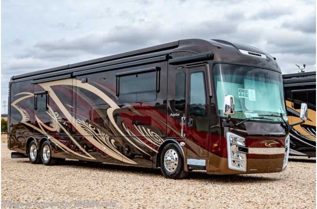 2019 Entegra Coach Aspire 44B Bath &amp; 1/2 Luxury RV W/ King, Aqua Hot &amp; 450HP
