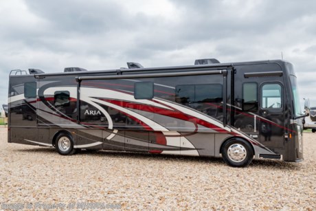 10/1/18 &lt;a href=&quot;http://www.mhsrv.com/thor-motor-coach/&quot;&gt;&lt;img src=&quot;http://www.mhsrv.com/images/sold-thor.jpg&quot; width=&quot;383&quot; height=&quot;141&quot; border=&quot;0&quot;&gt;&lt;/a&gt; Used Thor Motor Coach RV for Sale- 2017 Thor Motor Coach Aria 3901 Bath &amp; &#189; RV with 3 slides and 5,546 miles. This RV is approximately 39 feet 11 inches in length and features a 360HP Cummins diesel engine, Freightliner chassis, automatic hydraulic leveling system, aluminum wheels, 3 camera monitoring system, 2 ducted A/Cs with heat pumps, 10K lb. hitch, 8KW Onan diesel generator with AGS, exhaust brake, power visor, electric &amp; gas water heater, power patio and door awnings, slide-out cargo tray, pass-thru storage with side swing baggage doors, LED running lights, docking lights, water filtration system, exterior shower, exterior entertainment center, clear front paint mask, solar, inverter, tile floors, multiplex lighting, power vent, booth converts tot sleeper, fireplace, day/night shades, sink covers, pull-out kitchen counter, convection microwave, 2 burner electric flat top range, residential refrigerator, stack wash/dryer, glass door shower with seat, king size pillow top mattress, power drop-down loft, 3 flat panel TVs and much more. For additional information and photos please visit Motor Home Specialist at www.MHSRV.com or call 800-335-6054.