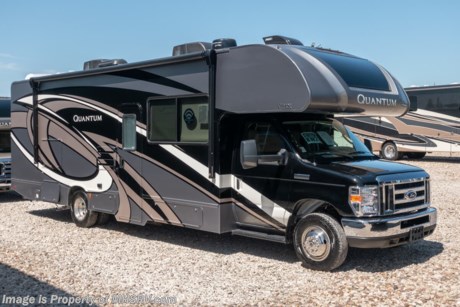11/14/19 &lt;a href=&quot;http://www.mhsrv.com/thor-motor-coach/&quot;&gt;&lt;img src=&quot;http://www.mhsrv.com/images/sold-thor.jpg&quot; width=&quot;383&quot; height=&quot;141&quot; border=&quot;0&quot;&gt;&lt;/a&gt;   MSRP $138,079.  New 2020 Thor Motor Coach Quantum KW29 Class C RV is approximately 30 feet 11 inches in length with 2 slides, King bed, Ford E-450 chassis and a Ford Triton V-10 engine. New features included in the 2020 Quantum Class C include new window treatments, new fiberglass front cap with skylight &amp; power shade, Winegard ConnecT 2.0 WiFi/4G/TV antenna, counter colors, HDMI video distribution box, new furniture covering &amp; flooring colors, a pocket door to close off the bedroom for the KW29 and much more. Options include the Platinum package which includes touchscreen dash radio with backup monitor and navigation, stainless steel wheel liners, premium window privacy roller shades, solid surface kitchen counter top and exterior shower. Additional options include the beautiful full-body paint exterior, (2) 11,000 BTU A/Cs, convection microwave, 3 burner range with oven and glass cover, leatherette theater seats, single child safety tether, attic fan, cab over safety net, and a cockpit carpet mat. The Quantum Class C RV has an incredible list of standard features including beautiful hardwood cabinets, a cabover loft with skylight (N/A with cabover entertainment center), dash applique, power windows and locks, power patio awning with integrated LED lighting, roof ladder, in-dash media center, Onan generator, cab A/C, battery disconnect switch and much more. For more complete details on this unit and our entire inventory including brochures, window sticker, videos, photos, reviews &amp; testimonials as well as additional information about Motor Home Specialist and our manufacturers please visit us at MHSRV.com or call 800-335-6054. At Motor Home Specialist, we DO NOT charge any prep or orientation fees like you will find at other dealerships. All sale prices include a 200-point inspection, interior &amp; exterior wash, detail service and a fully automated high-pressure rain booth test and coach wash that is a standout service unlike that of any other in the industry. You will also receive a thorough coach orientation with an MHSRV technician, an RV Starter&#39;s kit, a night stay in our delivery park featuring landscaped and covered pads with full hook-ups and much more! Read Thousands upon Thousands of 5-Star Reviews at MHSRV.com and See What They Had to Say About Their Experience at Motor Home Specialist. WHY PAY MORE?... WHY SETTLE FOR LESS?