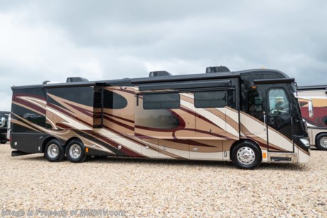 10/1/18 &lt;a href=&quot;http://www.mhsrv.com/american-coach-rv/&quot;&gt;&lt;img src=&quot;http://www.mhsrv.com/images/sold-americancoach.jpg&quot; width=&quot;383&quot; height=&quot;141&quot; border=&quot;0&quot;&gt;&lt;/a&gt; Used American Coach RV for Sale- 2016 American Coach Revolution 42T Bath &amp; &#189; with 3 slides and 16,690 miles. This all-electric RV is approximately 42 feet 10 inches in length and features a 450HP Cummins diesel engine, Freightliner chassis, automatic hydraulic leveling system, 3 camera monitoring system, aluminum wheels, 3 ducted A/Cs, heat pump, 15K lb. hitch, 10KW Onan diesel generator with AGS, tilt/telescoping smart wheel, engine brake, power pedals, power visor, keyless entry, power door locks, Aqua Hot, power patio and door awnings, window awnings, 3 slide-out cargo trays, pass-thru storage with side swing baggage doors, docking lights, black tank rinsing system, water filtration system, power water hose reel, 50 amp power cord reel, exterior shower, exterior entertainment center, clear front paint mask, fiberglass roof with ladder, inverter, heated tile floors, dual pane windows, power vent, central vacuum, power black-out and day/night shades, sink covers, dishwasher, convection microwave, 2 burner electric flat top range, residential refrigerator, glass door shower with seat, stack washer/dryer, king size memory foam bed, 3 flat panel TVs and much more. For additional information and photos please visit Motor Home Specialist at www.MHSRV.com or call 800-335-6054.