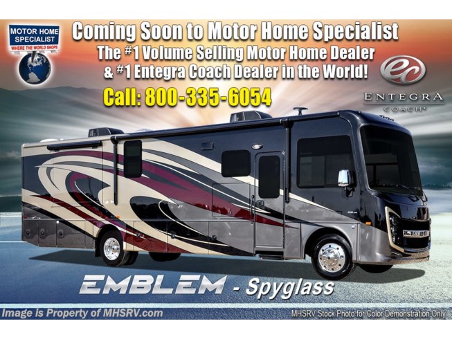 New 2019 Entegra Coach Emblem 36U Bath & 1/2 Class A  Gas Luxury RV W/OH Loft available in Alvarado, Texas