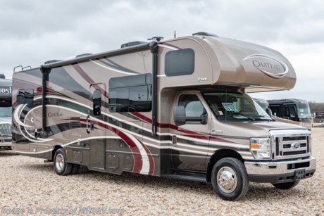 3-25-19 &lt;a href=&quot;http://www.mhsrv.com/thor-motor-coach/&quot;&gt;&lt;img src=&quot;http://www.mhsrv.com/images/sold-thor.jpg&quot; width=&quot;383&quot; height=&quot;141&quot; border=&quot;0&quot;&gt;&lt;/a&gt;    MSRP $134,563. The new 2019 Thor Motor Coach Chateau Class C RV 31E Bunk Model is approximately 32 feet 7 inches in length with a Ford chassis, V10 Ford engine &amp; an 8,000-lb. trailer hitch. New features for 2019 include not only new exterior graphics &amp; interior d&#233;cor updates but also bedroom USB power charging center for electronics, a bedroom 12V outlet for CPAP machines, power bathroom vent, solar charge controller, 360 Siphon RV holding tank vent cap, 1” flush system, black tank system and much more. This beautiful RV features the Premier Package which includes a 2 burner gas cooktop with single induction cooktop, 30&quot; over-the-range convection microwave, solid surface kitchen counter top, shower with glass door, premium window privacy roller shades, whole house water filter system, enclosed sewer area for sewer tank valves and a tankless water heater. Additional options include the beautiful full body paint exterior, exterior entertainment center, single child safety tether, attic fan, cabover safety net, 2 A/Cs with energy management system, second auxiliary battery, power driver&#39;s seat, leatherette driver &amp; passenger chairs, cockpit carpet mat and dash applique. The Chateau RV has an incredible list of standard features including power windows and locks, power patio awning with integrated LED lighting, roof ladder, in-dash media center AM/FM &amp; Bluetooth, power vent in bath, skylight above shower, Onan generator, cab A/C and an auxiliary battery (2 aux. batteries on 31 W model). For more complete details on this unit and our entire inventory including brochures, window sticker, videos, photos, reviews &amp; testimonials as well as additional information about Motor Home Specialist and our manufacturers please visit us at MHSRV.com or call 800-335-6054. At Motor Home Specialist, we DO NOT charge any prep or orientation fees like you will find at other dealerships. All sale prices include a 200-point inspection, interior &amp; exterior wash, detail service and a fully automated high-pressure rain booth test and coach wash that is a standout service unlike that of any other in the industry. You will also receive a thorough coach orientation with an MHSRV technician, an RV Starter&#39;s kit, a night stay in our delivery park featuring landscaped and covered pads with full hook-ups and much more! Read Thousands upon Thousands of 5-Star Reviews at MHSRV.com and See What They Had to Say About Their Experience at Motor Home Specialist. WHY PAY MORE?... WHY SETTLE FOR LESS?