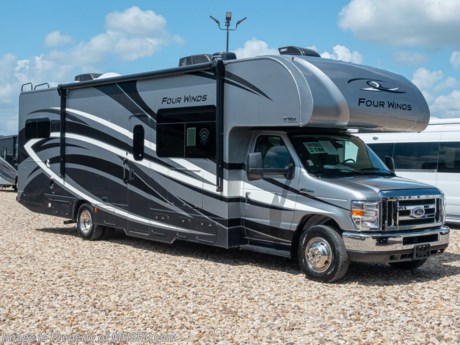 9/21/19 &lt;a href=&quot;http://www.mhsrv.com/thor-motor-coach/&quot;&gt;&lt;img src=&quot;http://www.mhsrv.com/images/sold-thor.jpg&quot; width=&quot;383&quot; height=&quot;141&quot; border=&quot;0&quot;&gt;&lt;/a&gt; MSRP $135,807. The new 2020 Thor Motor Coach Four Winds Class C RV 31W Bunk Model is approximately 32 feet 2 inches in length with a Ford chassis, V10 Ford engine &amp; an 8,000-lb. trailer hitch. New features for the 2020 Four Winds include a Winegard ConnecT 2.0 WiFi/4G/TV antenna, HDMI video distribution box, new wall and accent paneling, dinette seat belts, stainless steel wheel liners and much more. This beautiful RV features the Premier Package which includes a 2 burner gas cooktop with single induction cooktop, 30&quot; over-the-range convection microwave, solid surface kitchen counter top, shower with glass door, premium window privacy roller shades, whole house water filter system, enclosed sewer area for sewer tank valves and a tankless water heater. Additional options include the beautiful full body paint exterior, leatherette theater seats, exterior entertainment center, single child safety tether, attic fan, cabover child safety net, 2 A/Cs with energy management system, power driver&#39;s seat, leatherette driver and passenger chairs, cockpit carpet mat and dash applique. The Four Winds RV has an incredible list of standard features including power windows and locks, power patio awning with integrated LED lighting, roof ladder, in-dash media center AM/FM &amp; Bluetooth, power vent in bath, skylight above shower, Onan generator, cab A/C and an auxiliary battery (2 aux. batteries on 31 W model). For more complete details on this unit and our entire inventory including brochures, window sticker, videos, photos, reviews &amp; testimonials as well as additional information about Motor Home Specialist and our manufacturers please visit us at MHSRV.com or call 800-335-6054. At Motor Home Specialist, we DO NOT charge any prep or orientation fees like you will find at other dealerships. All sale prices include a 200-point inspection, interior &amp; exterior wash, detail service and a fully automated high-pressure rain booth test and coach wash that is a standout service unlike that of any other in the industry. You will also receive a thorough coach orientation with an MHSRV technician, an RV Starter&#39;s kit, a night stay in our delivery park featuring landscaped and covered pads with full hook-ups and much more! Read Thousands upon Thousands of 5-Star Reviews at MHSRV.com and See What They Had to Say About Their Experience at Motor Home Specialist. WHY PAY MORE?... WHY SETTLE FOR LESS?
