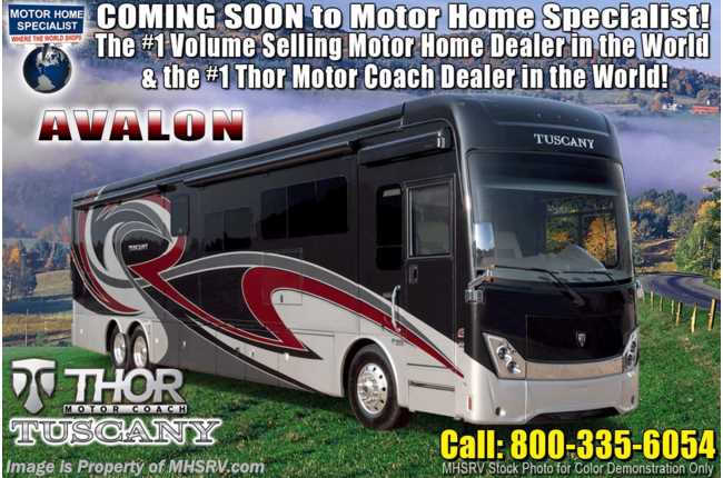 2019 Thor Motor Coach Tuscany 45JA Diesel Pusher RV for Sale W/ Theater Seats