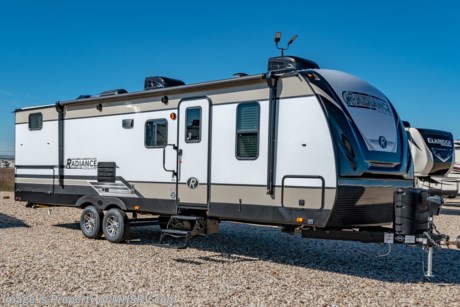7/13/19 &lt;a href=&quot;http://www.mhsrv.com/travel-trailers/&quot;&gt;&lt;img src=&quot;http://www.mhsrv.com/images/sold-traveltrailer.jpg&quot; width=&quot;383&quot; height=&quot;141&quot; border=&quot;0&quot;&gt;&lt;/a&gt;   MSRP $39,450. The 2019 Cruiser RV Radiance Ultra-Lite travel trailer model 28QD Bunk Model with slide and king bed for sale at Motor Home Specialist; the #1 Volume Selling Motor Home Dealership in the World. This beautiful travel trailer features the Radiance Ultra-Lite exterior &amp; interior packages as well as the Ultra-Value package and the Extended Season RVing package. A few features from this impressive list of packages include aluminum rims, tinted safety glass windows, solid hardwood cabinet doors, full extension drawer guides, heavy duty flooring, solid surface kitchen countertop, spare tire, LED awning light, heated and enclosed underbelly, high output furnace and much more. Additional options include a power tongue jack, LED TV, power stabilizing jacks IPO scissor jacks, upgraded A/C, 50 amp service and a second A/C unit. For more complete details on this unit and our entire inventory including brochures, window sticker, videos, photos, reviews &amp; testimonials as well as additional information about Motor Home Specialist and our manufacturers please visit us at MHSRV.com or call 800-335-6054. At Motor Home Specialist, we DO NOT charge any prep or orientation fees like you will find at other dealerships. All sale prices include a 200-point inspection and interior &amp; exterior wash and detail service. You will also receive a thorough RV orientation with an MHSRV technician, an RV Starter&#39;s kit, a night stay in our delivery park featuring landscaped and covered pads with full hook-ups and much more! Read Thousands upon Thousands of 5-Star Reviews at MHSRV.com and See What They Had to Say About Their Experience at Motor Home Specialist. WHY PAY MORE?... WHY SETTLE FOR LESS?