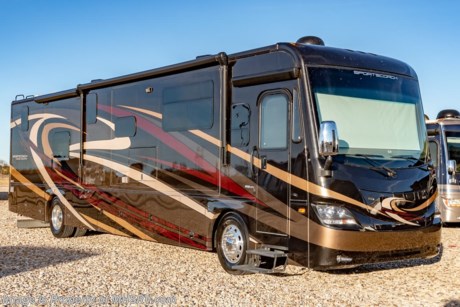 1-30-19 &lt;a href=&quot;http://www.mhsrv.com/coachmen-rv/&quot;&gt;&lt;img src=&quot;http://www.mhsrv.com/images/sold-coachmen.jpg&quot; width=&quot;383&quot; height=&quot;141&quot; border=&quot;0&quot;&gt;&lt;/a&gt;  Used Coachmen RV for Sale- 2017 Coachmen Sportscoach 404RB Bath &amp; &#189; Bunk Model with 4 slides and 21,167 miles. This RV is approximately 41 feet 9 inches in length and features a 340HP Cummins diesel engine, Freightliner chassis, automatic hydraulic leveling system, aluminum wheels, 3 camera monitoring system, 2 ducted A/Cs with heat pumps, 8KW Onan diesel generator, tilt/telescoping steering wheel, exhaust brake, power visor, GPS, electric &amp; gas water heater, power patio awning, slide-out cargo tray, pass-thru storage with side swing baggage doors, docking lights, black tank rinsing system, water filtration system, exterior shower, exterior entertainment center, clear front paint mask, inverter, tile floors, booth converts to sleeper, dual pane windows, power roof vent, day/night shades, solid surface kitchen counter with sink covers, convection microwave, 2 burner electric flat top range, residential refrigerator, glass door shower, stack washer/dryer, king size Sleep Number bed, 4 flat panel TVs and much more. For additional information and photos please visit Motor Home Specialist at www.MHSRV.com or call 800-335-6054.