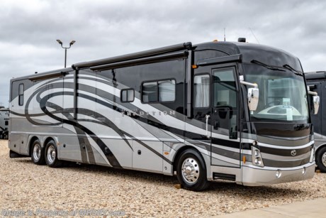 Owners Picked Up 5/26/20 **Consignment** Used American Coach RV for Sale- 2008 American Coach American Tradition 42F Bath &amp; &#189; with 3 slides and 54,523 miles. This RV is approximately 42 feet 4 inches in length and features a 425HP Cummins diesel engine, Spartan chassis, automatic hydraulic and air leveling system, aluminum wheels, 15K lb. hitch, 3 camera monitoring system, 3 ducted A/Cs, 10KW Onan diesel generator with AGS, tilt/telescoping smart wheel, engine brake, power pedals, power visor, GPS, Aqua Hot, power patio and door awnings, 3 slide-out cargo trays, pass-thru storage with side swing baggage doors, middle LED running lights, docking lights, black tank rinsing system, water filtration system, exterior shower, exterior entertainment center, clear front paint mask, inverter, heated tile floors, multiplex lighting, central vacuum, dual pane windows, hardwood cabinets, power roof vent, ceiling fan, day/night shades, solid surface kitchen counter with sink covers, dishwasher, convection microwave, 3 burner range, glass door shower with seat, combination washer/dryer, king size sleep number bed, 3 flat panel TVs and much more. For additional information and photos please visit Motor Home Specialist at www.MHSRV.com or call 800-335-6054.