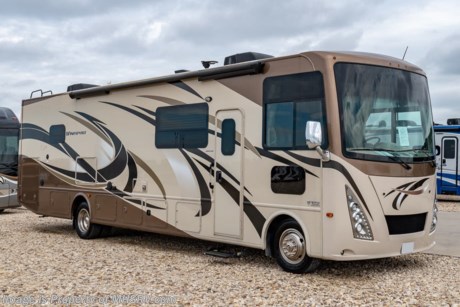 5-1-19 &lt;a href=&quot;http://www.mhsrv.com/thor-motor-coach/&quot;&gt;&lt;img src=&quot;http://www.mhsrv.com/images/sold-thor.jpg&quot; width=&quot;383&quot; height=&quot;141&quot; border=&quot;0&quot;&gt;&lt;/a&gt;  Used Thor Motor Coach RV for Sale- 2017 Thor Motor Coach Windsport 34P with 2 slides and 10,915 miles. This RV is approximately 34 feet 8 inches in length and features a 362HP Ford engine, Ford chassis, automatic hydraulic leveling system, 8K lb. hitch, 3 camera monitoring system, 2 ducted A/Cs, 5.5KW Onan gas generator with AGS, power visor, electric &amp; gas water heater, power patio awning, side swing baggage doors, LED running lights, black tank rinsing system, water filtration system, exterior shower, exterior entertainment center, inverter, booth converts to sleeper, power roof vent, day/night shades, solid surface kitchen counter with sink covers, microwave, 3 burner range with oven, glass door shower, king size memory foam mattress, power drop-down loft, 3 flat panel TVs and much more. For additional information and photos please visit Motor Home Specialist at www.MHSRV.com or call 800-335-6054.