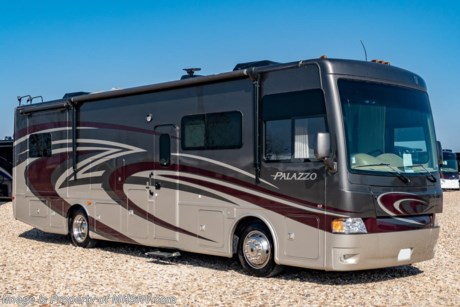 /PICKED UP 8/31/19 **Consignment** Used Thor Motor Coach RV for Sale- 2014 Thor Motor Coach Palazzo 33.3 Bunk Model with 2 slides and 50,003 miles. This RV is approximately 34 feet 5 inches in length and features a 300HP Cummins diesel engine, Freightliner chassis, automatic leveling system, 3 camera monitoring system, 2 ducted A/Cs, 6KW Onan diesel generator, tilt/telescoping steering wheel, exhaust brake, electric &amp; gas water heater, power patio awning, pass-thru storage with side swing baggage doors, LED running lights, black tank rinsing system, exterior shower, exterior entertainment center, clear front paint mask, inverter, dual pane windows, solar/black-out shades, solid surface kitchen counter with sink covers, convection microwave, 3 burner range with oven, residential refrigerator, glass door shower, 2 bunk monitors, power drop-down loft, 3 flat panel TVs and much more. For additional information and photos please visit Motor Home Specialist at www.MHSRV.com or call 800-335-6054.