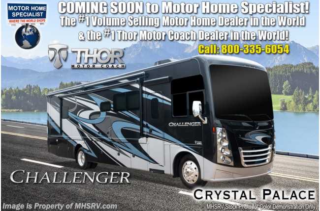 2020 Thor Motor Coach Challenger 37FH Bath &amp; 1/2 RV for Sale W/ King, Res Fridge