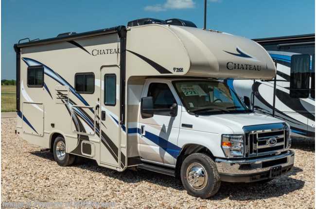 2020 Thor Motor Coach Chateau 22E RV for Sale W/ Ext TV, 15K A/C, Stabilizers