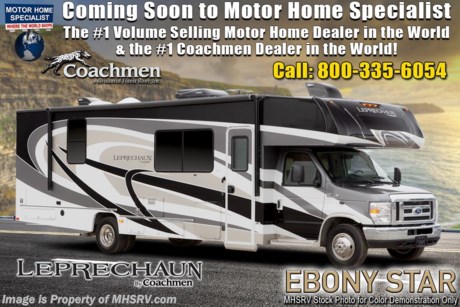7/13/19 &lt;a href=&quot;http://www.mhsrv.com/coachmen-rv/&quot;&gt;&lt;img src=&quot;http://www.mhsrv.com/images/sold-coachmen.jpg&quot; width=&quot;383&quot; height=&quot;141&quot; border=&quot;0&quot;&gt;&lt;/a&gt;   MSRP $134,542. New 2020 Coachmen Leprechaun Model 311FS. This Luxury Class C RV measures approximately 31 feet 10 inches in length with unique features like a walk in closet, residential refrigerator, 1,000 watt inverter and even a space for the optional washer/dryer unit! It also features 2 slide out rooms, a Ford Triton V-10 engine and E-450 Super Duty chassis. This beautiful RV includes the Leprechaun Premier package as well as the Comfort &amp; Convenience package which features Azdel Composite Sidewall Construction, High-Gloss Color Infused Fiberglass Sidewalls, Molded Fiberglass Front Wrap w/ LED Accent Lights, Tinted Windows, Stainless Steel Wheel Inserts, Metal Running Boards, Solar Panel Connection Port, Power Patio Awning, LED Patio Light Strip, LED Exterior Tail &amp; Running Lights, 7,500lb. (E450) or 5,000lb. (Chevy 4500) Towing Hitch w/ 7-Way Plug, LED Interior Lighting, AM/FM Touch Screen Dash Radio &amp; Back Up Camera w/ Bluetooth, Recessed 3 Burner Cooktop w/Glass Cover &amp; Oven, 1-Piece Countertops, Roller Bearing Drawer Glides, Upgraded Vinyl Flooring, Hardwood Cabinet Doors &amp; Drawers, Single Child Tether at Forward Facing Dinette (NA 311FS), Glass Shower Door, Even-Cool A/C Ducting System, 80&quot; Long Bed, Night Shades, Bed Area 110V CPAP Ready &amp; USB Charging Station, 50 Gallon Fresh Water Tank (ex 280BH- 46 Gal), Water Works Panel w/ Black Tank Flush, Omni TV Antenna, Onan 4.0KW Generator, Roto-Cast Exterior Rear Warehouse Storage Compartment, Coach TV, Air Assist Rear Suspension, Bedroom TV Pre-Wire, Travel Easy Roadside Assistance, Pop-Up Power Tower, Ext Shower, Upgraded Faucets &amp; Shower Head, Rear Trunk Light, Convection Microwave, Upgraded Serta Mattress(319), Upgraded Foldable Mattress (N/A 319), 6 Gal Gas Electric Water Heater, Heated Ext Mirrors with Remote, Fiberglass Running Boards, 2 Tone Seat Covers, Cab Over &amp; Bedroom Power Vent w/ Cover, Dual Aux Coach Battery, Slide Out Awning Toppers and more. Additional options on this unit include dual recliners, driver &amp; passenger swivel seats, cockpit folding table, combination washer/dryer, solid surface countertops with stainless steel sink and faucet, sideview cameras, 15K A/C with heat pump, exterior windshield cover, heated holding tank pads, spare tire, aluminum rims, hydraulic leveling jacks, molded fiberglass front cap with LED light strip &amp; window, bedroom TV &amp; DVD player, Tailgator satellite dome &amp; reciever, Wi-Fi Ranger and an exterior entertainment center. For more complete details on this unit and our entire inventory including brochures, window sticker, videos, photos, reviews &amp; testimonials as well as additional information about Motor Home Specialist and our manufacturers please visit us at MHSRV.com or call 800-335-6054. At Motor Home Specialist, we DO NOT charge any prep or orientation fees like you will find at other dealerships. All sale prices include a 200-point inspection, interior &amp; exterior wash, detail service and a fully automated high-pressure rain booth test and coach wash that is a standout service unlike that of any other in the industry. You will also receive a thorough coach orientation with an MHSRV technician, an RV Starter&#39;s kit, a night stay in our delivery park featuring landscaped and covered pads with full hook-ups and much more! Read Thousands upon Thousands of 5-Star Reviews at MHSRV.com and See What They Had to Say About Their Experience at Motor Home Specialist. WHY PAY MORE?... WHY SETTLE FOR LESS?