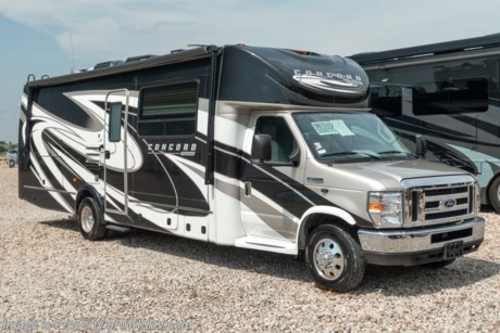 10/3/19 &lt;a href=&quot;http://www.mhsrv.com/coachmen-rv/&quot;&gt;&lt;img src=&quot;http://www.mhsrv.com/images/sold-coachmen.jpg&quot; width=&quot;383&quot; height=&quot;141&quot; border=&quot;0&quot;&gt;&lt;/a&gt;   MSRP $147,421. New 2020 Coachmen Concord 300TS with 3 slide-out rooms is approximately 31 feet in length and features a 4KW generator, front entertainment center with TV/DVD player as well as sound bar, air assist rear suspension, Ford E-450 chassis and a Triton V-10 engine. This amazing RV not only features the Concord Premier Package and Concord Luxury Package but also includes additional options such as the beautiful full body paint exterior, driver &amp; passenger swivel seat, cockpit folding table, removable coach carpet, aluminum rims, hydraulic leveling jacks, bedroom TV, satellite, Wi-Fi Ranger and an exterior windshield cover. For more complete details on this unit and our entire inventory including brochures, window sticker, videos, photos, reviews &amp; testimonials as well as additional information about Motor Home Specialist and our manufacturers please visit us at MHSRV.com or call 800-335-6054. At Motor Home Specialist, we DO NOT charge any prep or orientation fees like you will find at other dealerships. All sale prices include a 200-point inspection, interior &amp; exterior wash, detail service and a fully automated high-pressure rain booth test and coach wash that is a standout service unlike that of any other in the industry. You will also receive a thorough coach orientation with an MHSRV technician, an RV Starter&#39;s kit, a night stay in our delivery park featuring landscaped and covered pads with full hook-ups and much more! Read Thousands upon Thousands of 5-Star Reviews at MHSRV.com and See What They Had to Say About Their Experience at Motor Home Specialist. WHY PAY MORE?... WHY SETTLE FOR LESS?